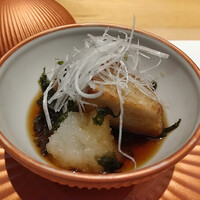 神楽坂 よこ田 - 海老芋の煮おろし