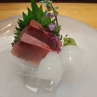 神楽坂 よこ田 - 鰤と墨烏賊