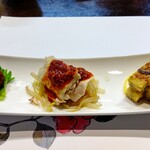 美食天府　食乃壺 - ランチの前菜３種