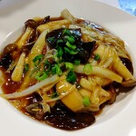 美食天府　食乃壺 - 何かの茸餡かけ