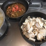 モイベーカリー - 槍烏賊と芝海老の表面だけ焼く