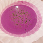 ビストロ ボナぺティ - 紫いものポタージュ
