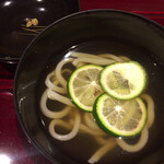 銀座 しのはら - 酢橘饂飩