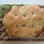 パン焼き小屋 - ボローニャソーセージのフォカッチャサンド ¥350