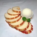 お好み焼のうえる花夢 - 絶品！！　　　焼きりんご
