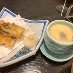 菊寿司 本店 - 天ぷら・茶碗蒸し