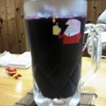 居酒屋 ふじさわ - 相方が気に入っているワイナリー御推薦のぶどうジュースです