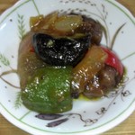 居酒屋 ふじさわ - この日のお通しは、酢豚です（≧▽≦)