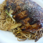 台付きお好み焼きそばガーリックチップ入りダブル