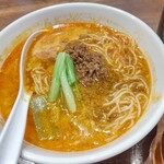 陳麻家 - 【2021.12.8(水)】日替り定食(半担々麺＋豚バラ塩焼肉丼)950円→700円の半担々麺