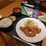 Kinokawa Sabisueria Nobori Sen Shoppingu Kona - からあげ定食