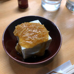 やきとり良太 - お通しはなめ茸奴