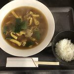 麺 すわまえ食堂 - 和風カレーうどん・小ライス