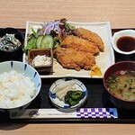 江の本 - 江の本 ＠西葛西 ランチ 大粒カキフライ定食 税込1,280円 ご飯少な目でお願い