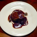レストラン イコブ - 合鴨とむかごのロースト ポートワインソース　2012.12.3