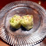 レストラン イコブ - 海老そぼろとレタスの生春巻きエスニック風　2012.12.3
