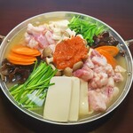 Mentaiko veal hormone hotpot