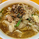 ラーメンエース - スタミナラーメン にんにく少し、焦がしアブラ