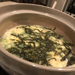 多満喜 - 11月の酒肴セット てっちりの締めは別料金で雑炊です♪