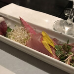 多満喜 - 11月の酒肴セットのお造り❤︎