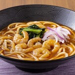 めん房 本陣 - 濃厚海老だしうどん