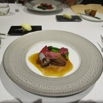 レストラン ラフィナージュ - シャラン産鴨のロースト