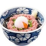 まぐろ市場 - 月見ねぎとろ丼