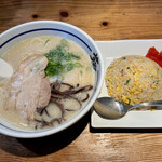 麺屋　あおい - ラーメンセット