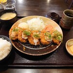 グリル慶 - 和風ヒレカツ定食