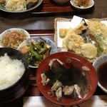 季らく お食事処 - 天ぷら定食だぁ～