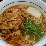 なか卯 - 牛肉そば　530円