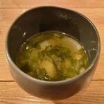 エスタシオン - カルド・ガジェコ（塩漬け豚と蕪 蕪の葉のスープ）