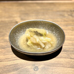 薪鳥新神戸 - 白菜の煮浸し