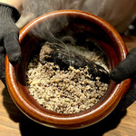 薪鳥新神戸 - 土鍋鶏そぼろご飯