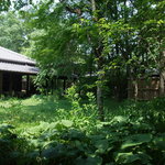 由布院 玉の湯 - 談話室から中庭②