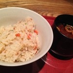 個室ふるけん - 香箱カニの炊き込みご飯