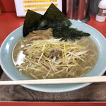 ラーメンショップ - ネギラーメン中盛、800円＋100円。