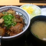 Yoshinoya - 焼鳥つくね丼とAセット
      