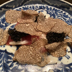 やまぐち - トリュフ、キャビア、鮪でソースが最高