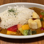 163914609 - ハーフフルーツカレーライス