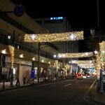 Te Uchi Soba Maiduru - 高崎駅の北西、井上病院の通り。クリスマスイルミネーションで彩られます