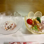 Kicchin Kanon - 定食の小鉢とサラダ