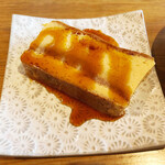 自然派ワインとアテ Ｆ - プリンケーキ　　440円