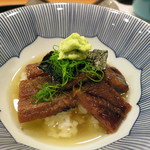 と村 - 出汁を入れて、天然うなぎ茶漬け  (2012/12)