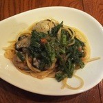 ラ･マンチーナ - 牡蠣と春菊のアンチョビソース