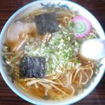 味の清ちゃん - しょう油ラーメンのアップ