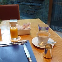 ガーデンキッチン かるめら - コーヒーとオレンジジュース