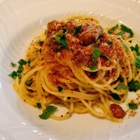 La Brianza - パスタ いなだのラグーソース　パスタは2種類から選べてもう1つは生ソーセージと男爵いも(…だったと思う)