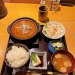 宮崎地鶏炭火焼 車 - 鶏麻婆豆冨御膳　1000円