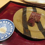 銀座 しのはら - 「青首鴨の炭火焼き」